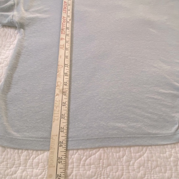 The Limited Linen Blend Boatneck Oversized Light Blue Dolman Sleeve Size Medium - Picture 9 of 9
